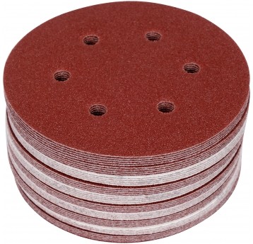 KRĄŻEK ŚCIE NA RZEP 6 OT P60 150MM 50SZT