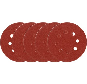 KRĄŻKI ŚCIERNE Z OTWORAMI 5 SZT P150