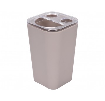 KUBEK NA SZCZOTECZKI CUBOID BEIGE