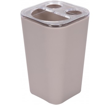 KUBEK NA SZCZOTECZKI CUBOID BEIGE