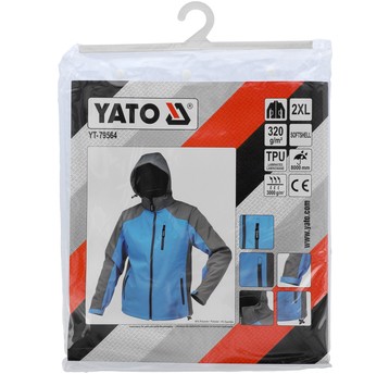 KURTKA SOFTSHELL Z KAPT. STRATUS R. 2XL
