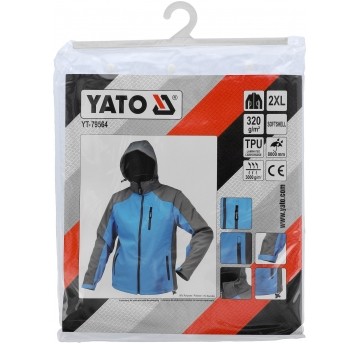 KURTKA SOFTSHELL Z KAPT. STRATUS R. 2XL