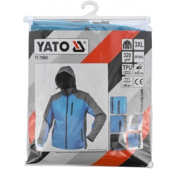 KURTKA SOFTSHELL Z KAPT. STRATUS R. 3XL