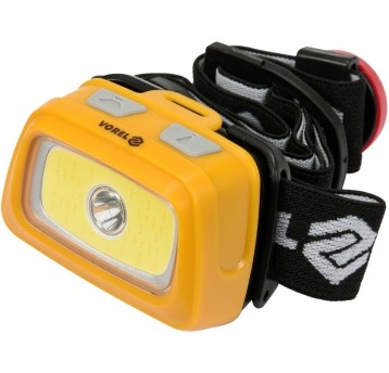 LAMPA CZOŁOWA 3W + COB LED 3W