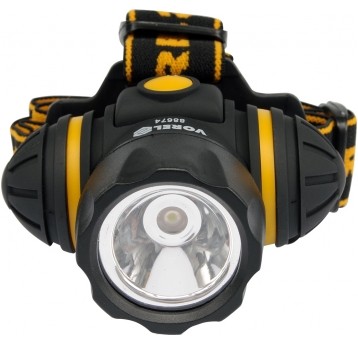 LAMPKA CZOŁOWA 1LED/1W 3-FUNKCJE