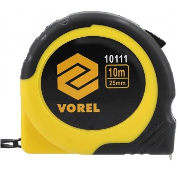 MIARA ZWIJANA ŻÓŁTO-CZARNA 10MX25MM