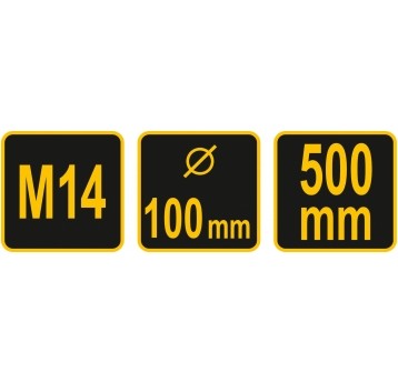 MIESZADŁO TURBO Z GWINTEM M14 100MM