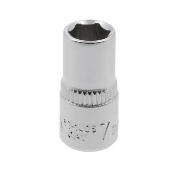 NASADKA 7MM 1/4" 6-KĄT. CV KRÓTKA