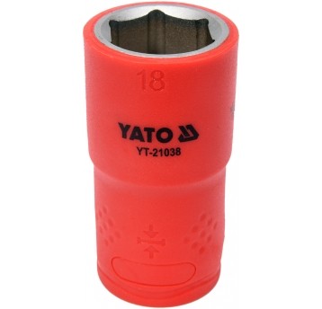 NASADKA IZOLOWANA 18MM 1/2" 6-KĄT VDE