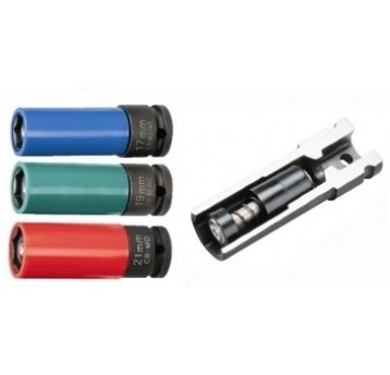 Nasadka udarowa długa z magnesem do felg aluminiow