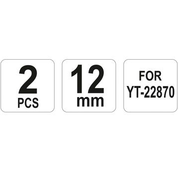 NOŻE WYMIENNE OBCINAKA HYDRAUL. 12MM