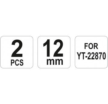 NOŻE WYMIENNE OBCINAKA HYDRAUL. 12MM