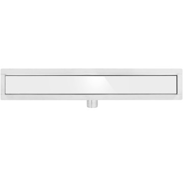 ODPŁYW LINIOWY WHITE GLASS 90 CM WET DRY