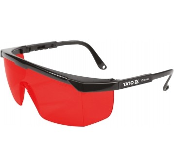 OKULARY CZERWONE DO PRACY Z LASEREM