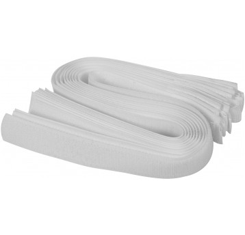 OPASKA Z RZEPEM 450MM 10SZT. BIAŁE