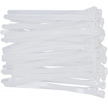 OPASKI PLA, ROZPI 7,6X150MM 50SZT. BIAŁE