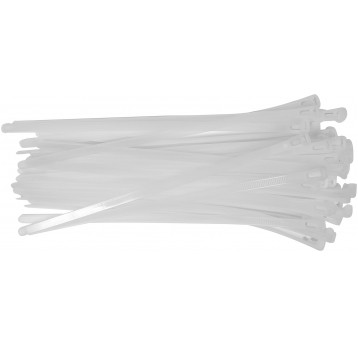 OPASKI PLA, ROZPI 7,6X250MM 50SZT. BIAŁE