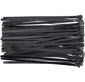 OPASKI PLA, ROZPI 7,6X250MM 50SZT. CZARN