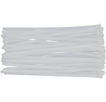 OPASKI PLA, ROZPI 7,6X300MM 50SZT. BIAŁE