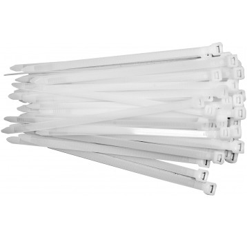 OPASKI PLASTIKOWE 200X7,6 50SZT. BIAŁE