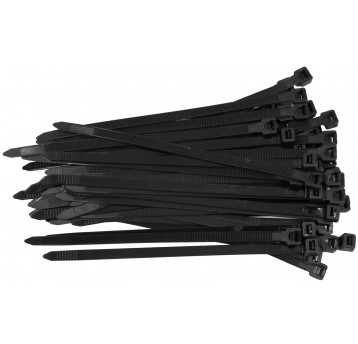 OPASKI PLASTIKOWE 200X7,6 50SZT. CZARNE