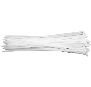 OPASKI PLASTIKOWE 300X7,6 50SZT. BIAŁE