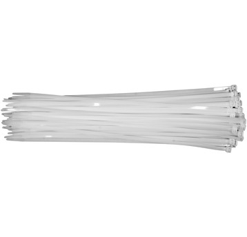 OPASKI PLASTIKOWE 400X7,6 50SZT. BIAŁE