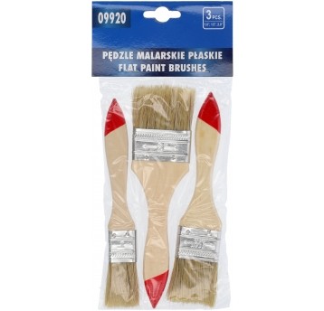 PĘDZLE MALARSKIE 3 SZT 1"-1,5"-2"