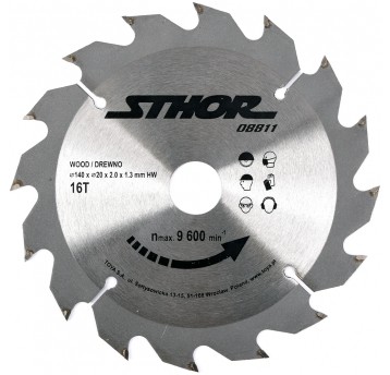 PIŁA TARCZOWA Z WĘGLIKIEM D140 T16 d20