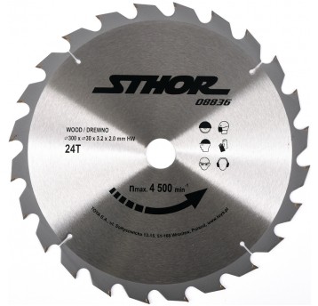 PIŁA TARCZOWA Z WĘGLIKIEM D300 T24 d30