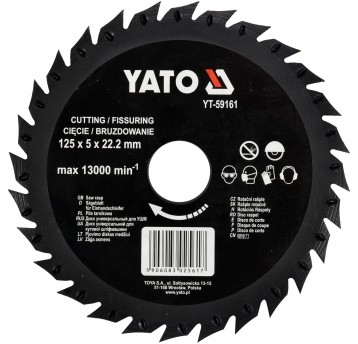 PIŁA TARNIKOWA DO DREWNA 125MM