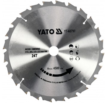 PIŁA WIDIOWA 315X24X30 YATO