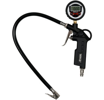 PISTOLET DO POMPOWANIA Z MANOMETREM LCD