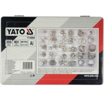 PODKŁADKI ALUMINIOWE MIX 300 SZT