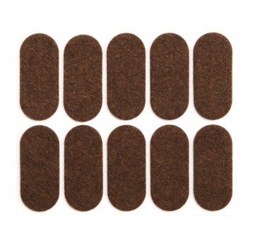 PODKŁADKI FILCOWE 20X45 MM BRĄZOWE