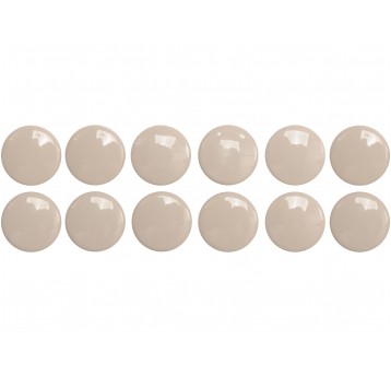 PODKŁADKI PIANKA PLASTIK 18MM BIAŁE 12SZ
