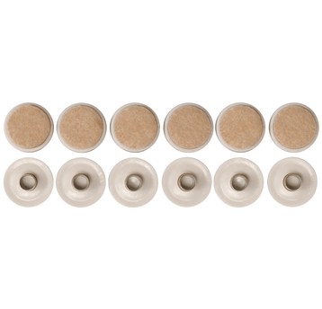 PODKŁADKI PLAST FILC NA KOŁEK 22MM 12SZT
