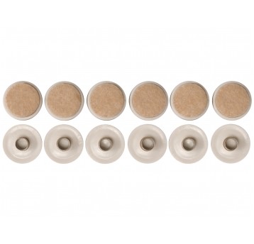 PODKŁADKI PLAST FILC NA KOŁEK 22MM 12SZT