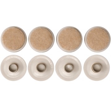 PODKŁADKI PLAST FILC. NA KOŁEK 26MM 8SZT