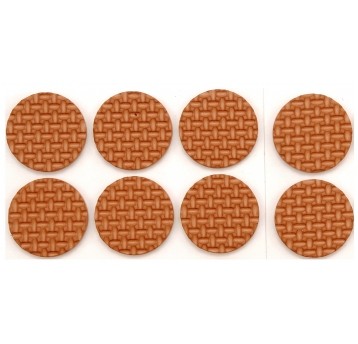 PODKŁADKI Z PIANKI 38MM BRĄZOWE 8SZT.