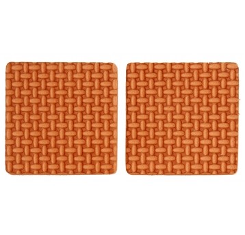 PODKŁADKI Z PIANKI 85x85MM BRĄZOWE 2SZT.