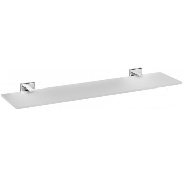 PÓŁKA SZKLANA 50 CM QUAD CHROM
