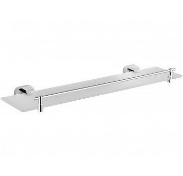 PÓŁKA SZKLANA 52 CM OVAL CHROM