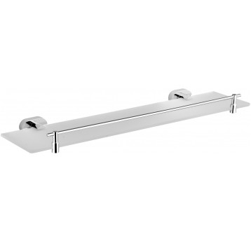 PÓŁKA SZKLANA 52 CM OVAL CHROM