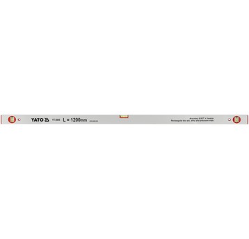POZIOMNICA 1200MM 3-LIBELKI (2-PIONOWE)