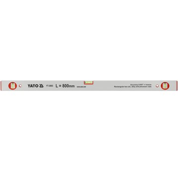 POZIOMNICA 800MM 3-LIBELKI (2-PIONOWE)