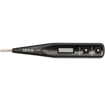 PRÓBNIK NAPIĘCIA 12-250V LCD