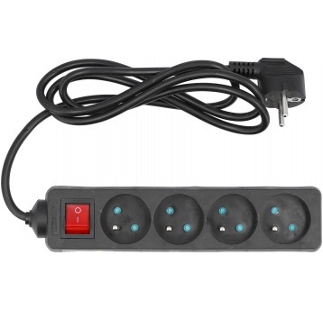 PRZEDŁUŻAC EL/BI/4G Z/U 1,5M Z WYŁ./CZAR