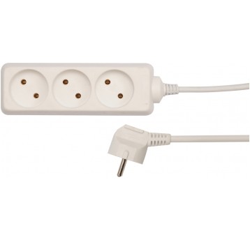 PRZEDŁUŻACZ EL. BEZ UZIEMIENIA 3G 1,5M