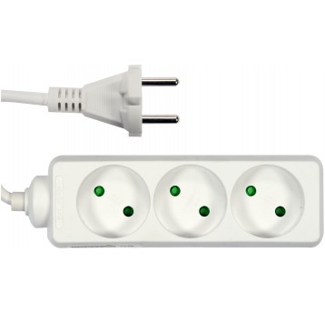 PRZEDŁUŻACZ EL. BEZ UZIEMIENIA 3G 5,0M